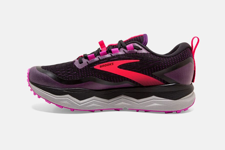 Brooks Caldera 5 Trail Loopschoenen Dames - Zwart/Rood - 602781XYJ